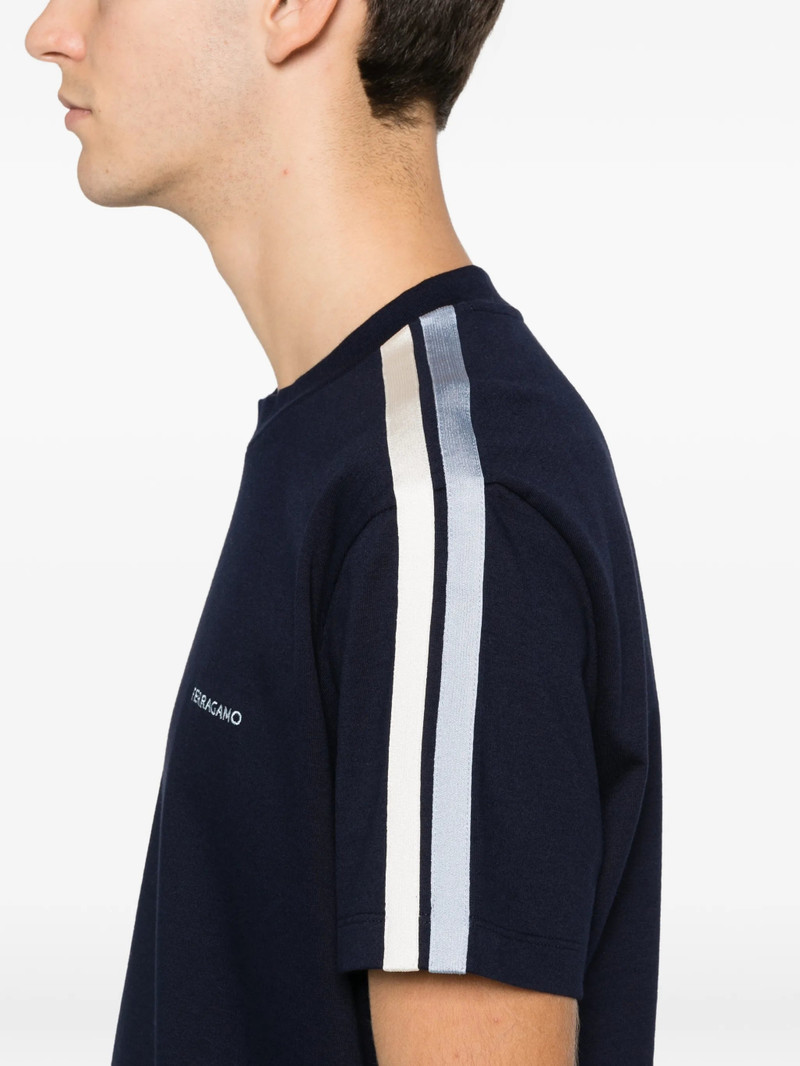 Ferragamo Stripe-detail T-shirt 4