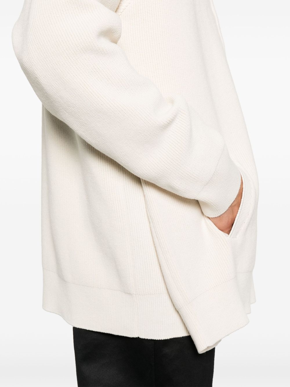 zip-up cardigan - 5