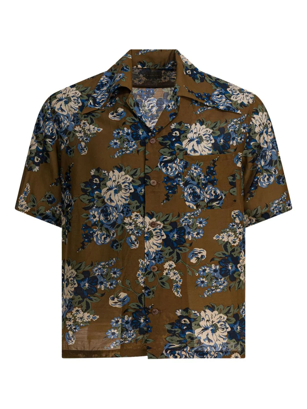 floral-print shirt - 1