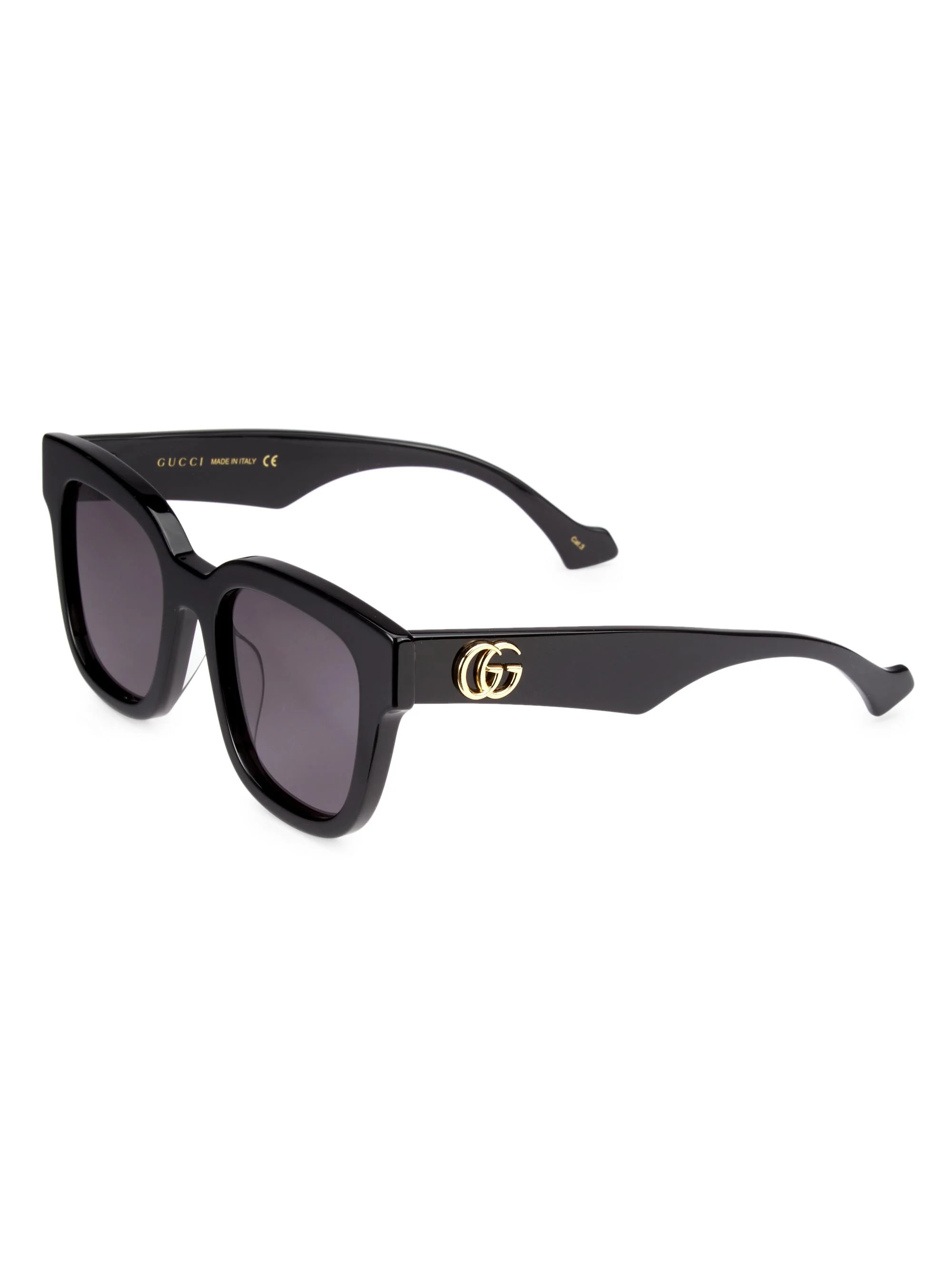 Square-frame acetate sunglasses - 1