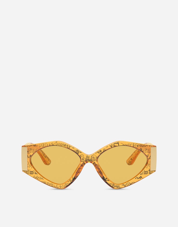 Modern print graffiti sunglasses - 1