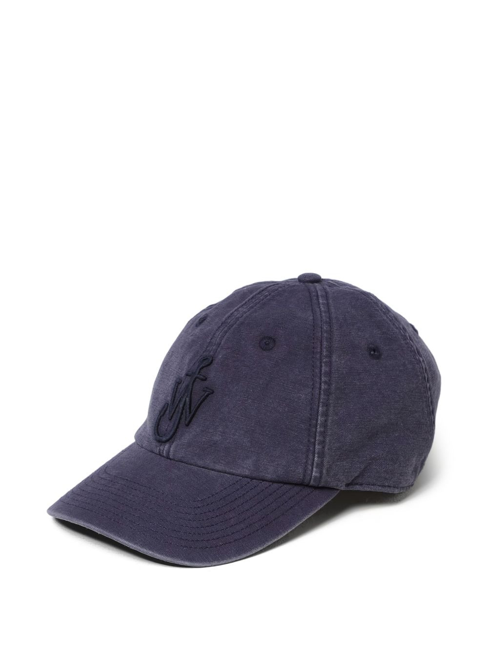 embroidered-anchor baseball cap - 2
