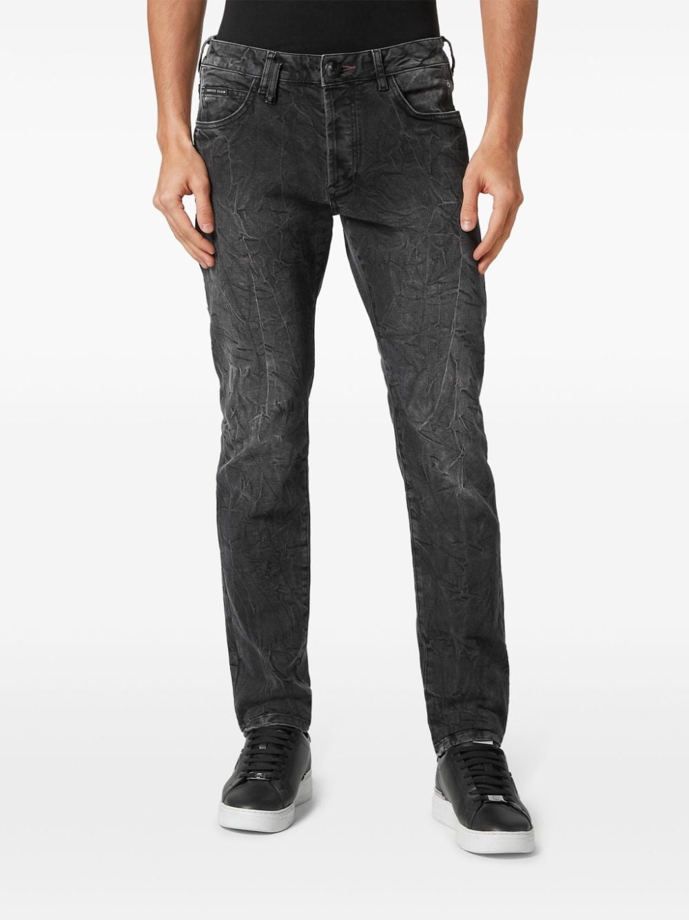Skull slim-cut jeans - 2