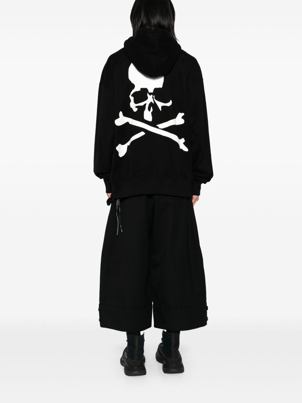 logo print hoodie - 4