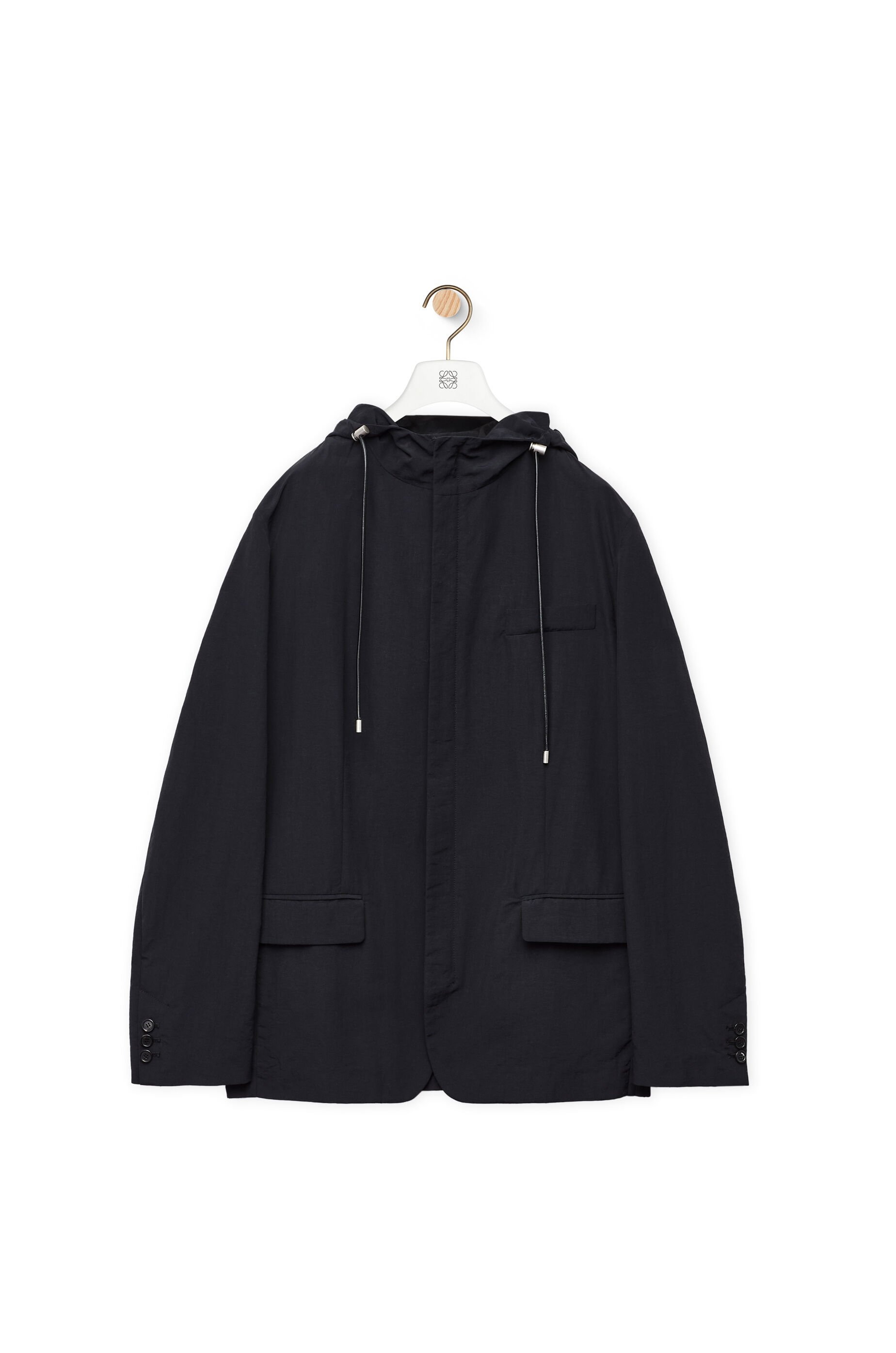 Hooded jacket in nylon - 1