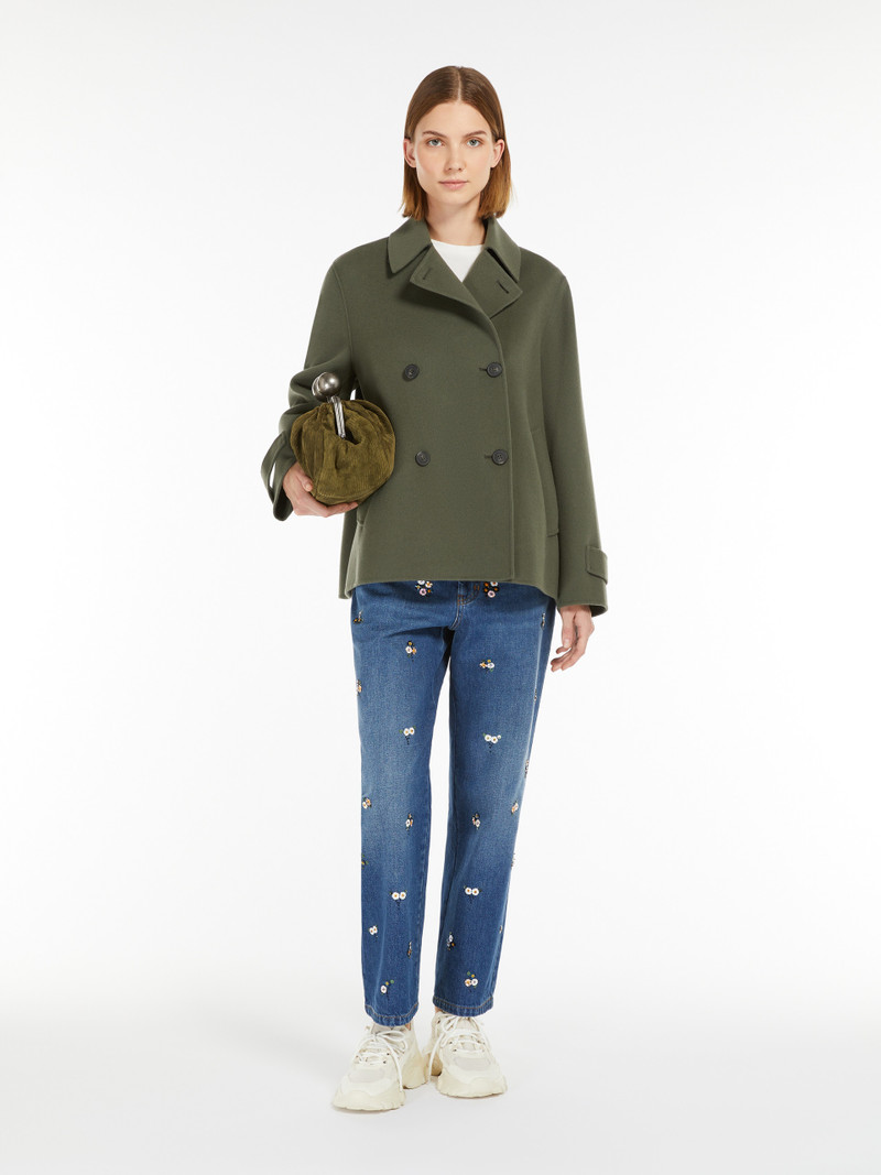 WEEKEND Max Mara AFONE Double-sided wool double-breasted pea coat outlook