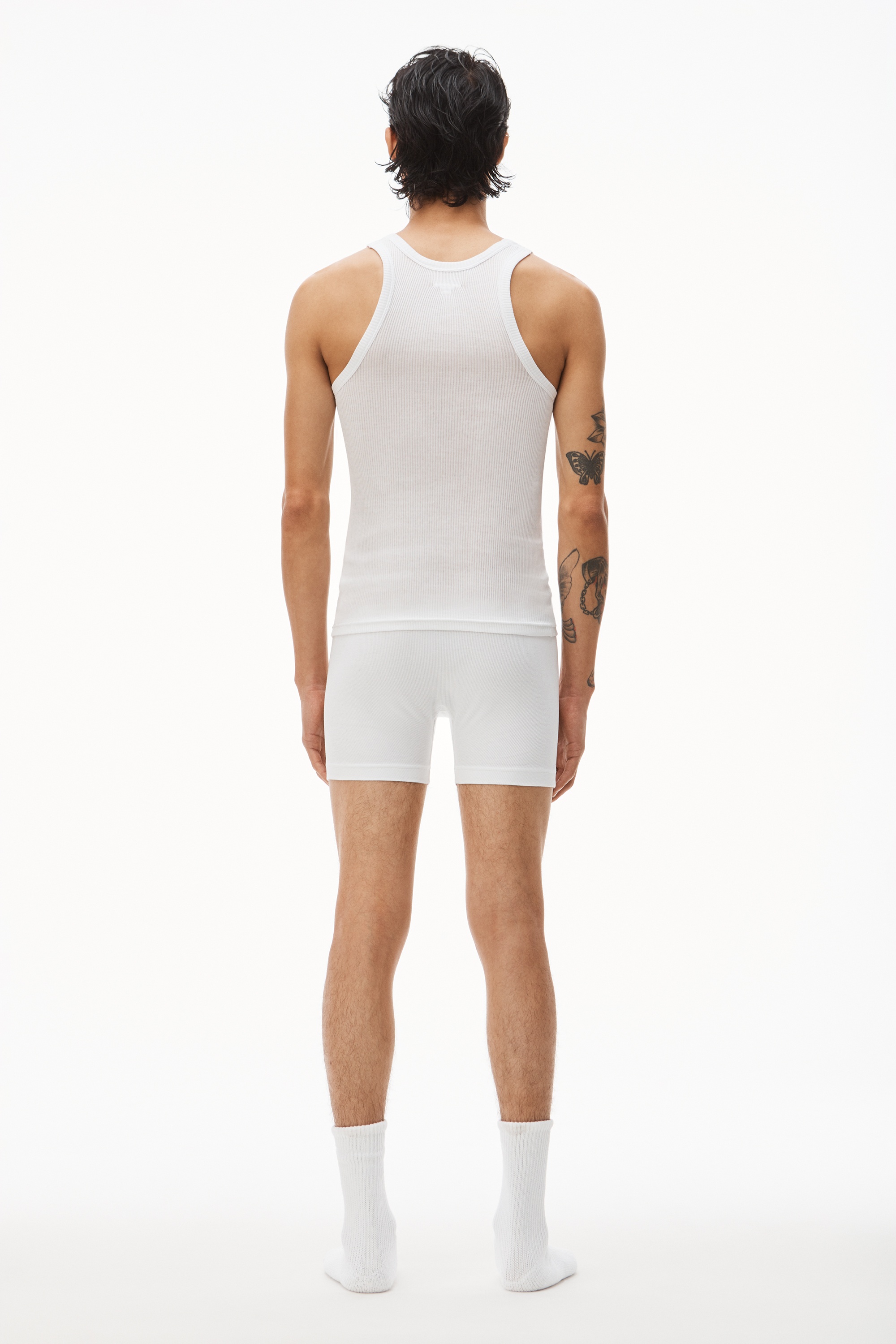 TANK IN RIBBED COTTON - 4