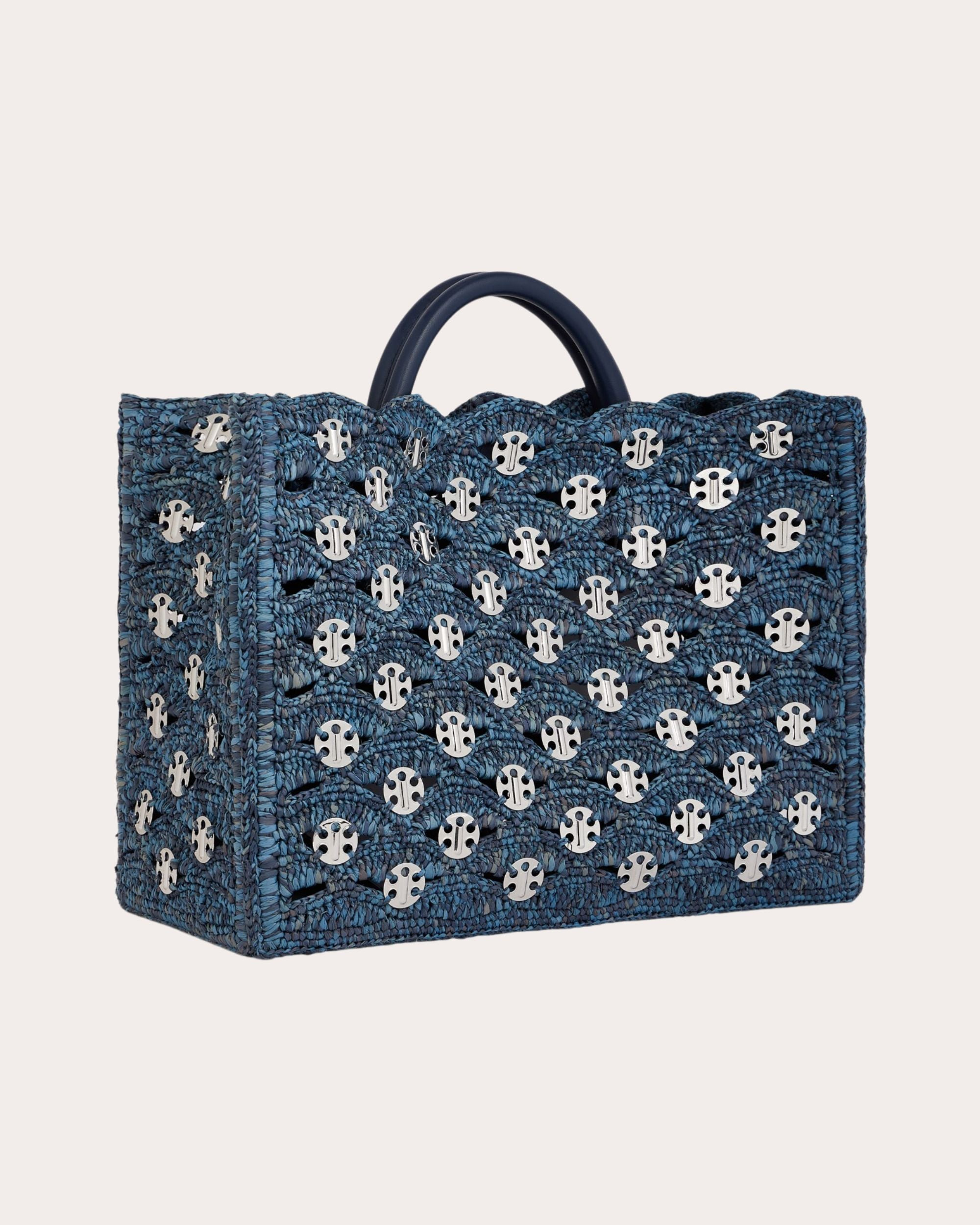 Crocheted Raffia 1969 Tote Bag - 2