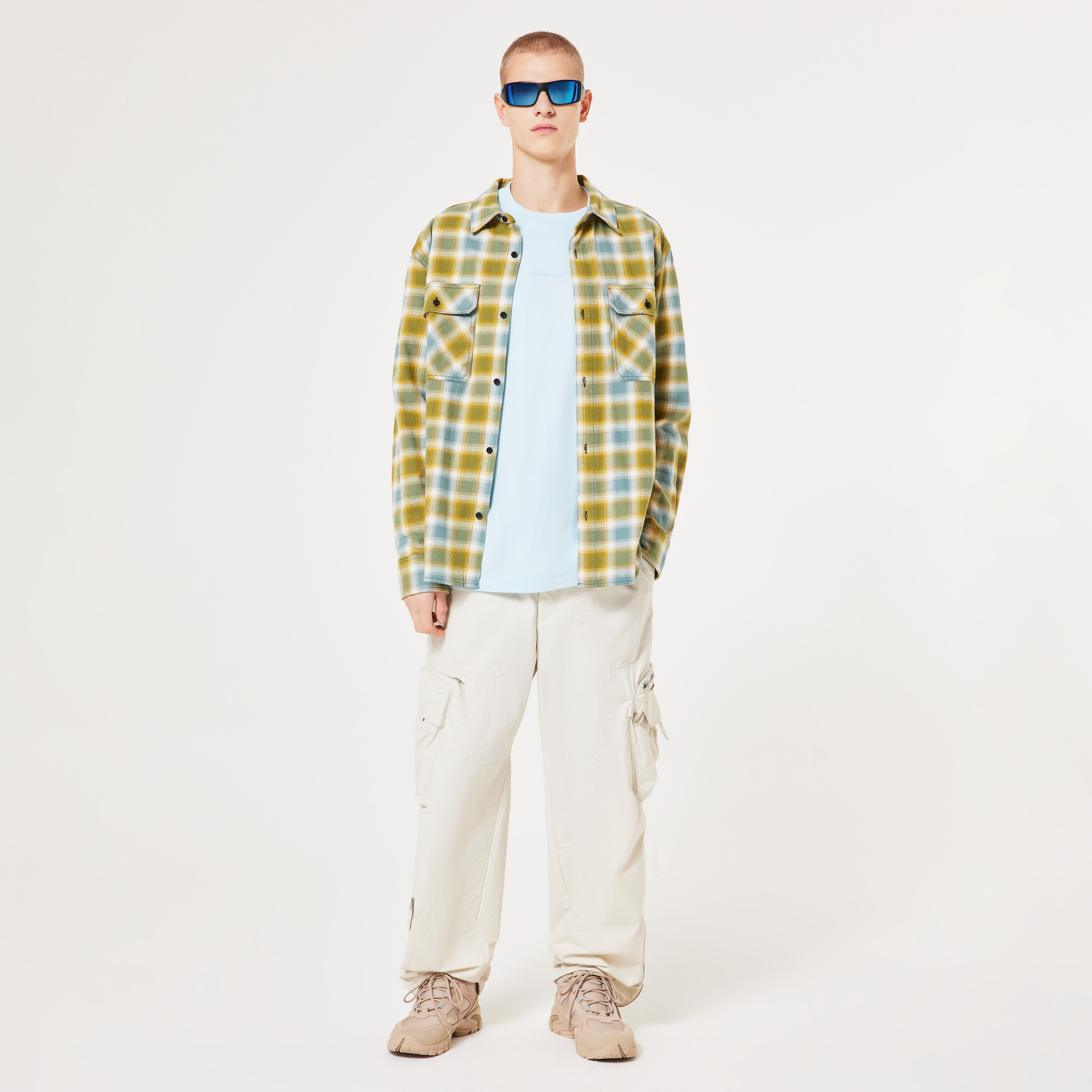 90s Plaid LS Shirt - 8