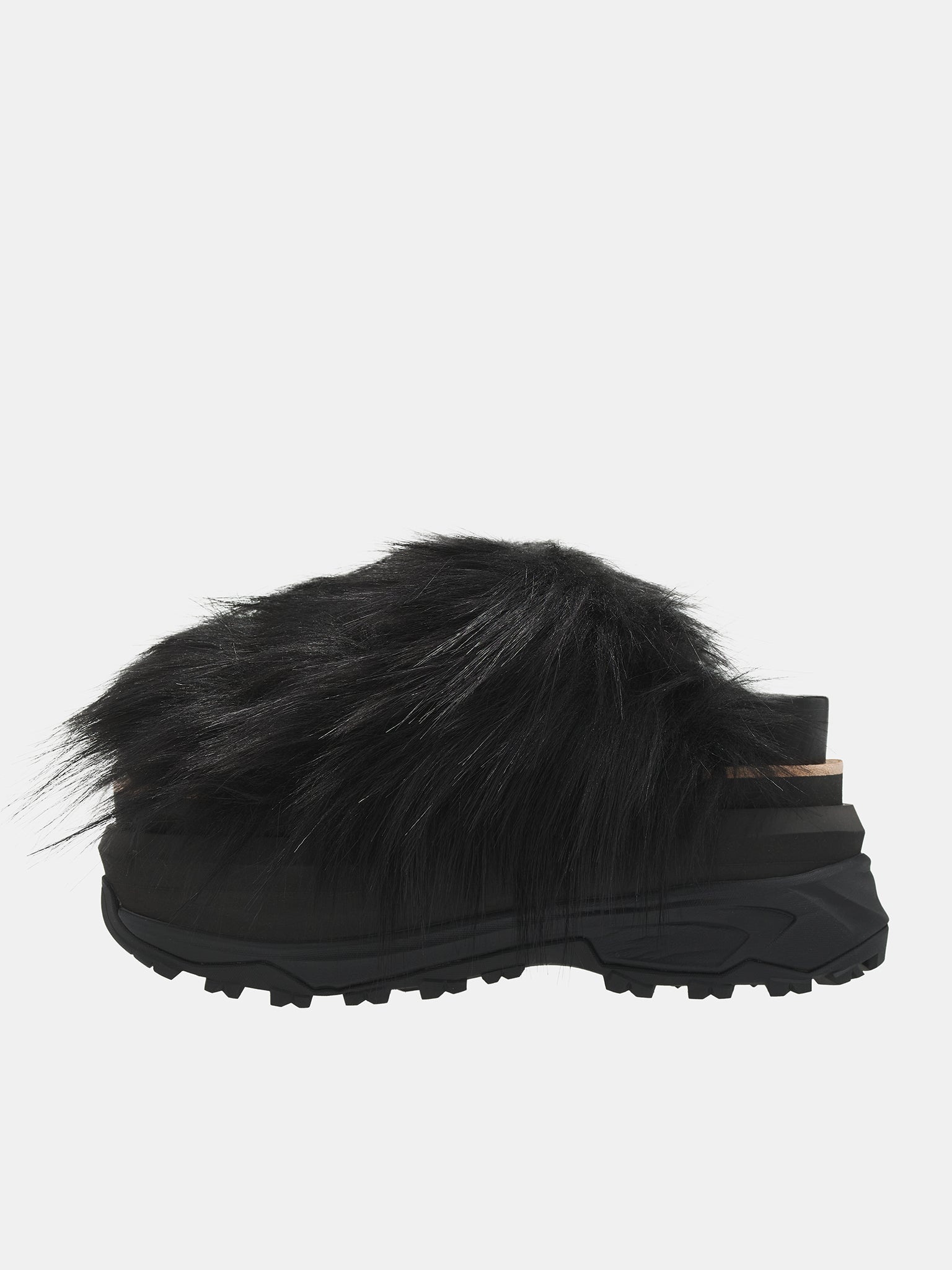 Faux Fur Sandals - 3