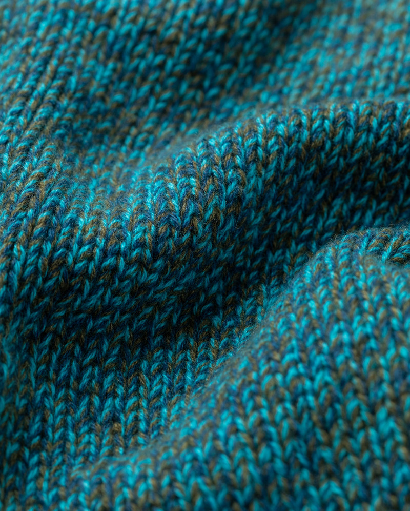 Keill Blue Marl Cashmere Triangle 5