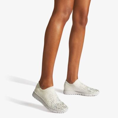 JIMMY CHOO Verona
Pebble Grey Knit Trainers with Dégrade Crystals outlook