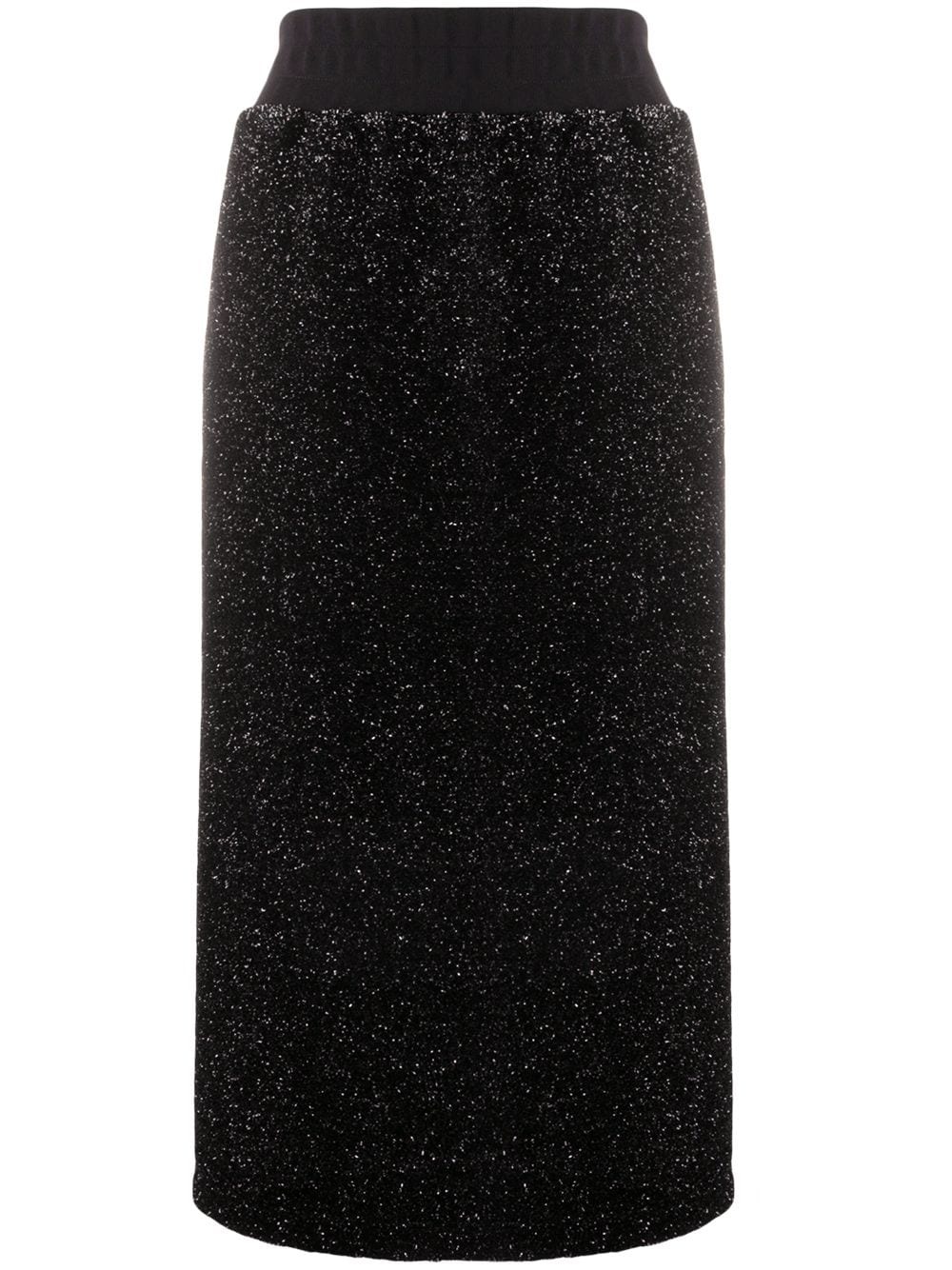 long-length knitted skirt - 1