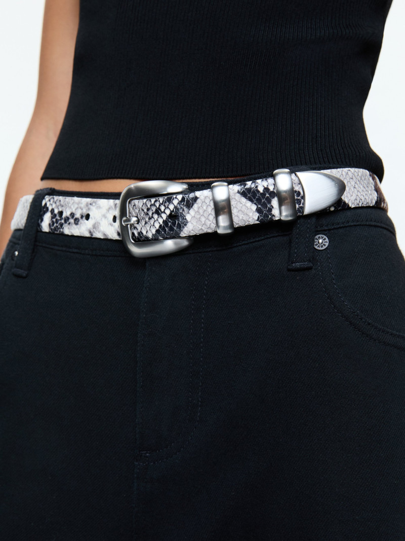 Alice + Olivia HAYDEN BUCKLE BELT outlook