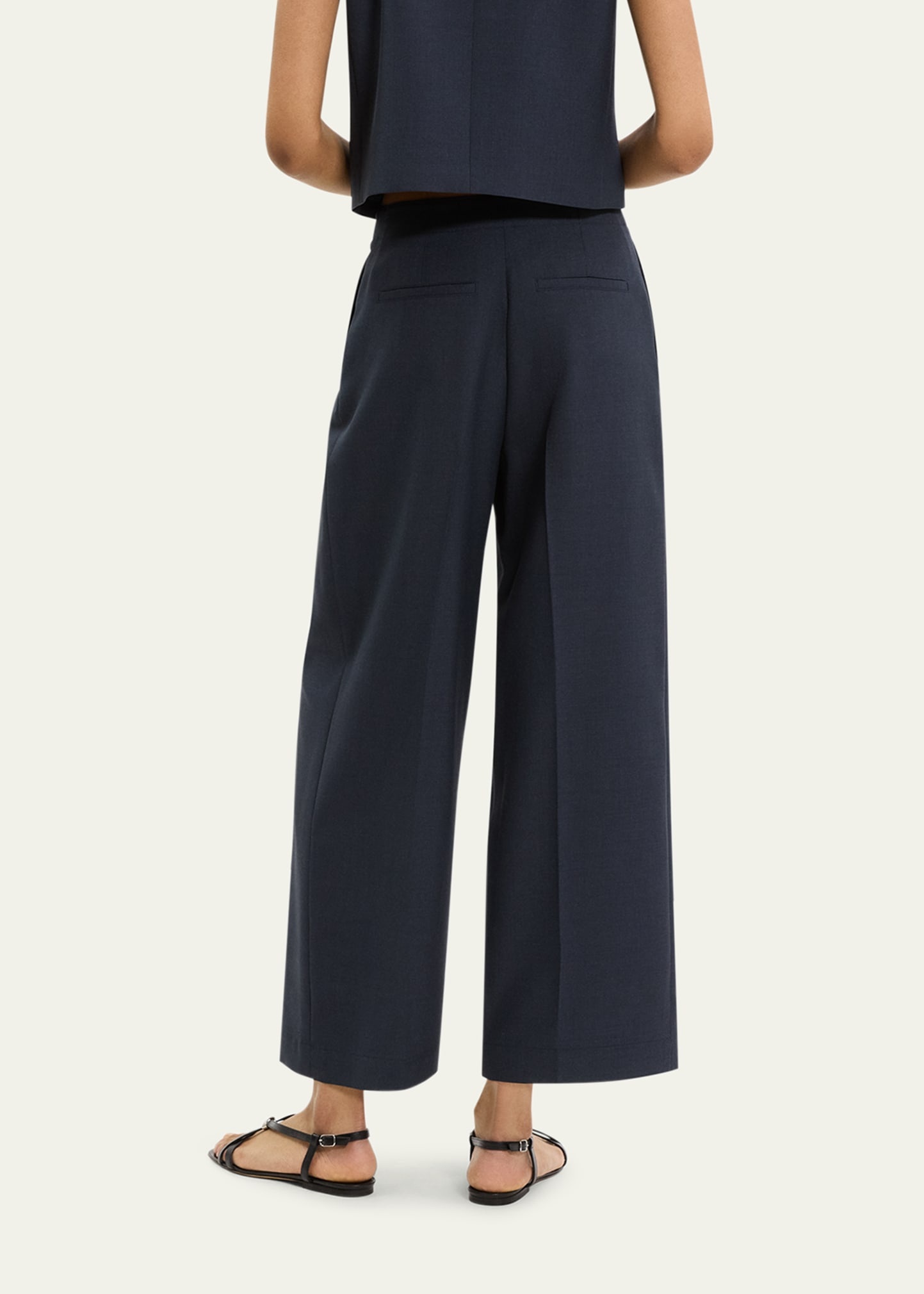 Deep Pleat Pants - 3