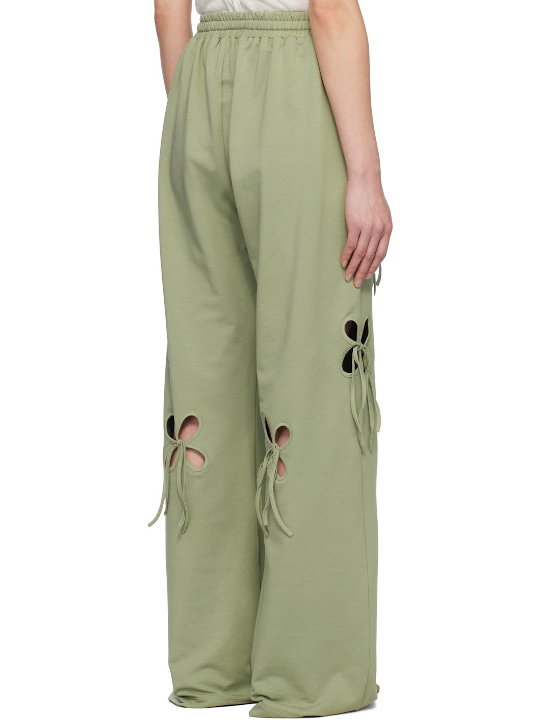 Green Petal Lounge Pants - 3