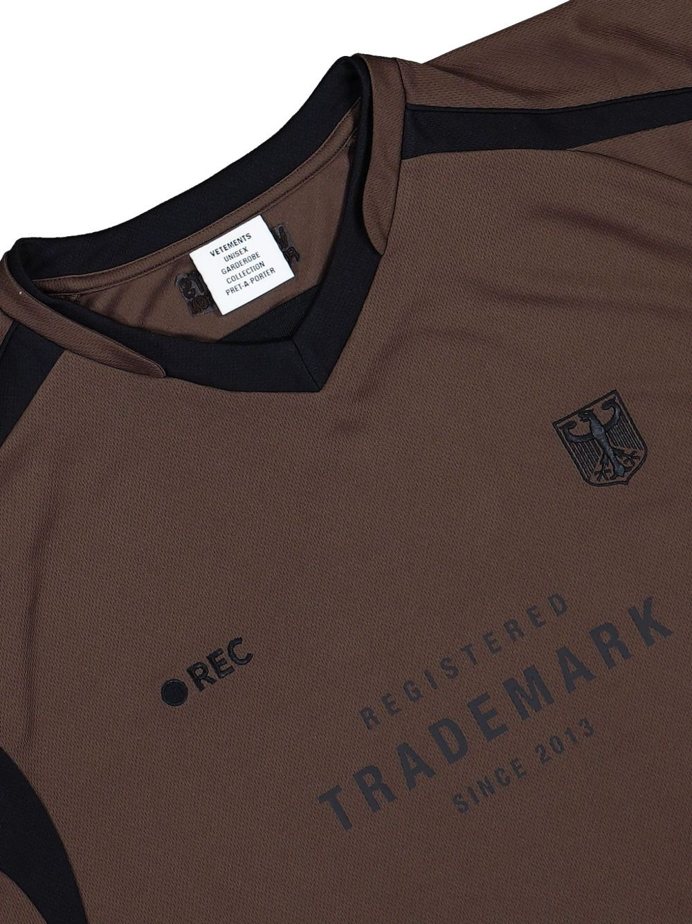 Trademark Football number-77 panelled jersey - 3