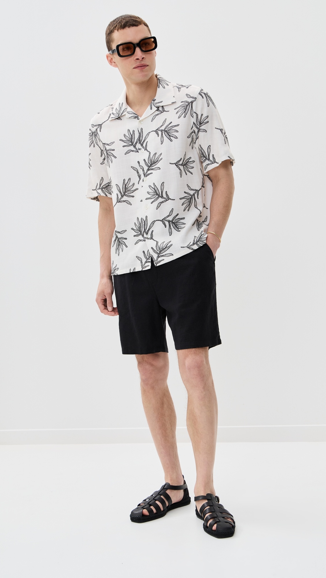 Ole Printed Camp Shirt - 4