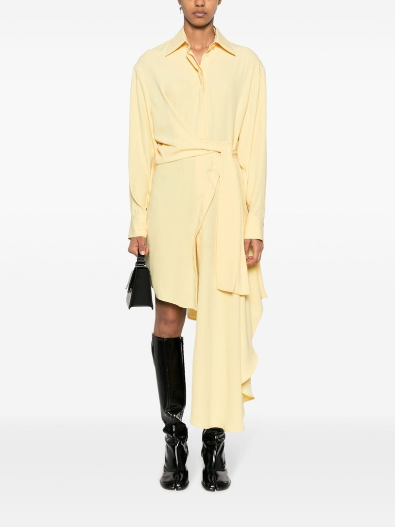 VIKTOR & ROLF draped asymmetric shirtdress outlook