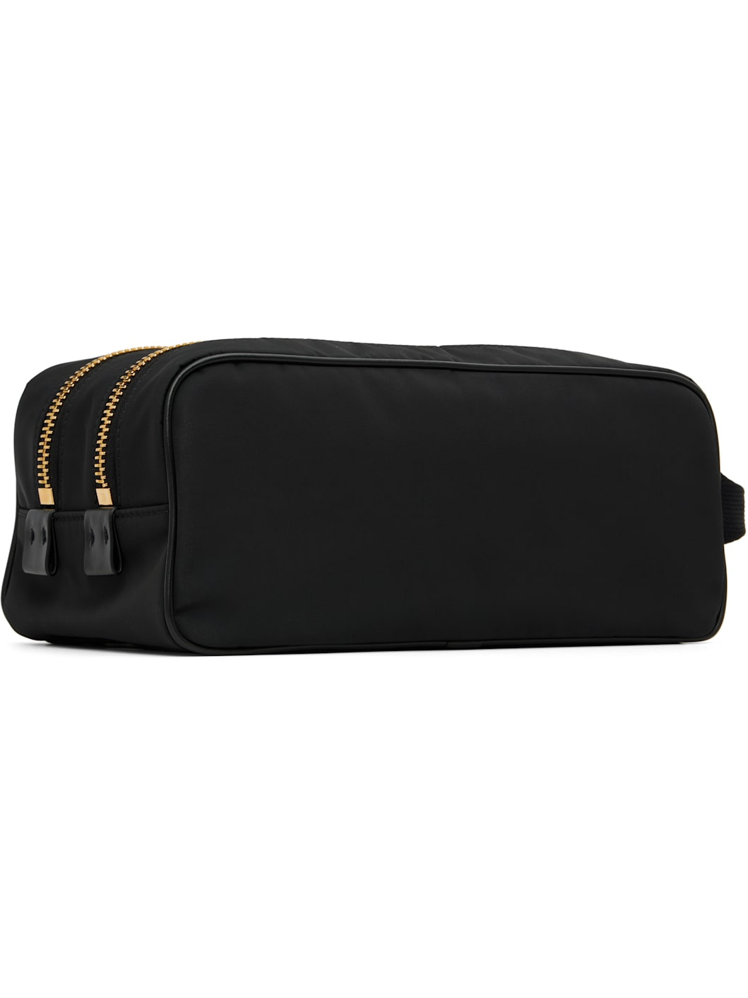 Black Canvas Double Zip Toiletry Bag - 3