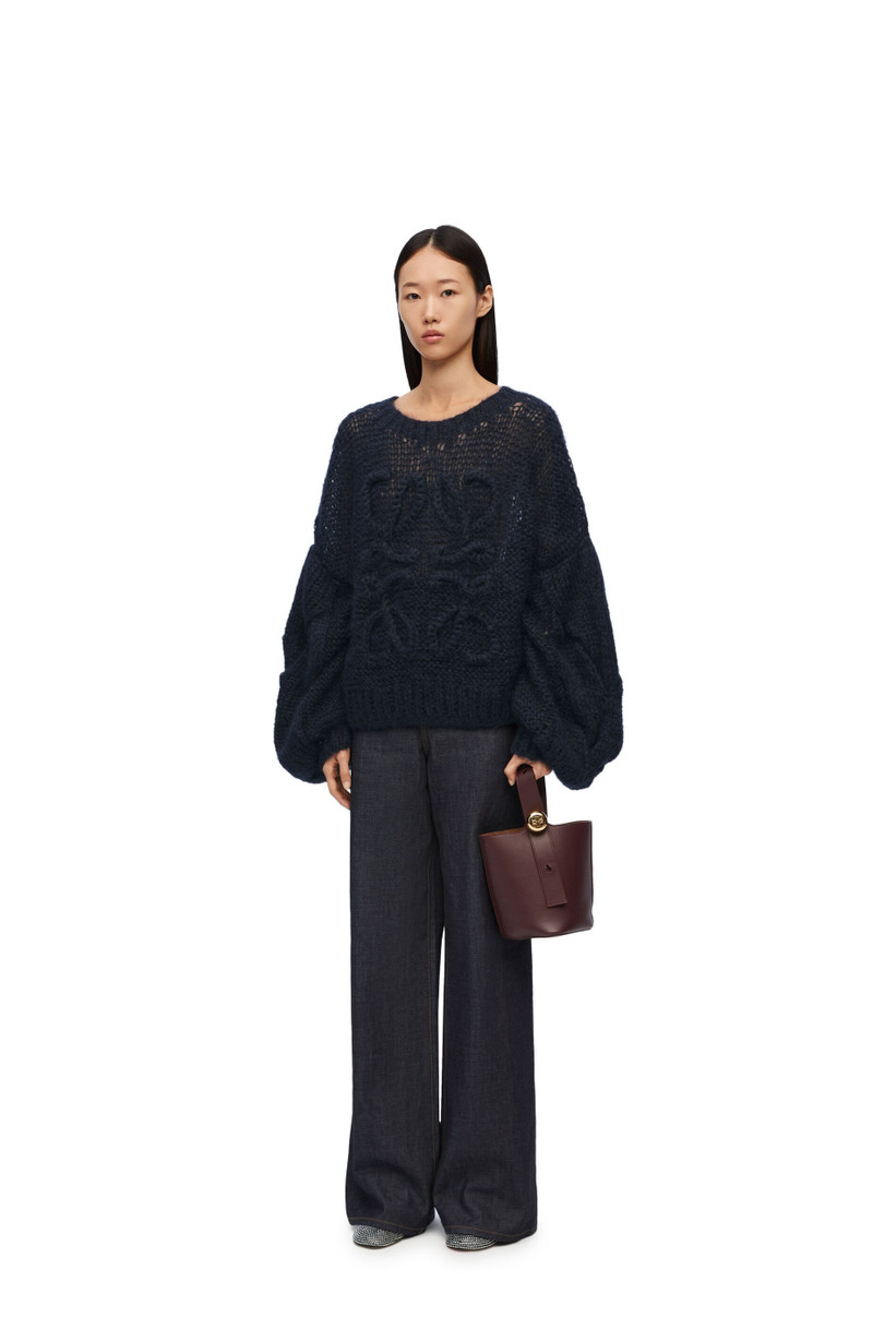 Loewe Anagram sweater in mohair outlook