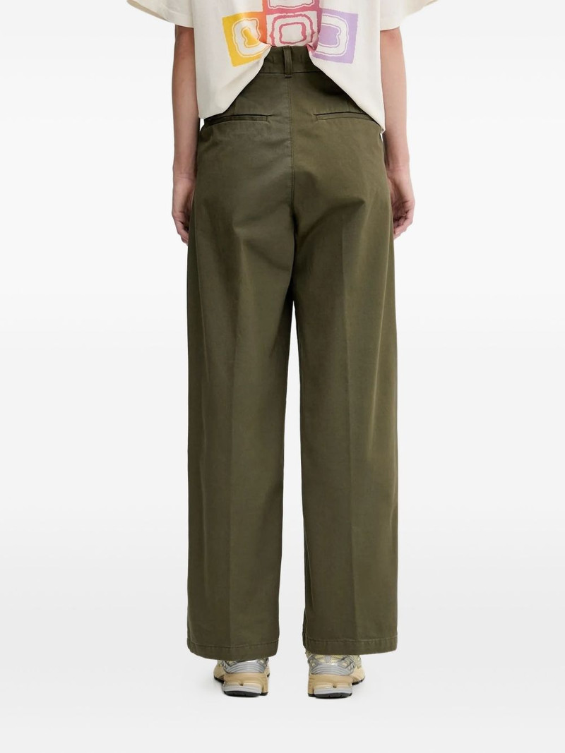 pleated straight-leg trousers 3