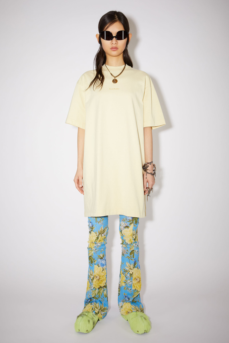 Studded fur mules - Neon green 2