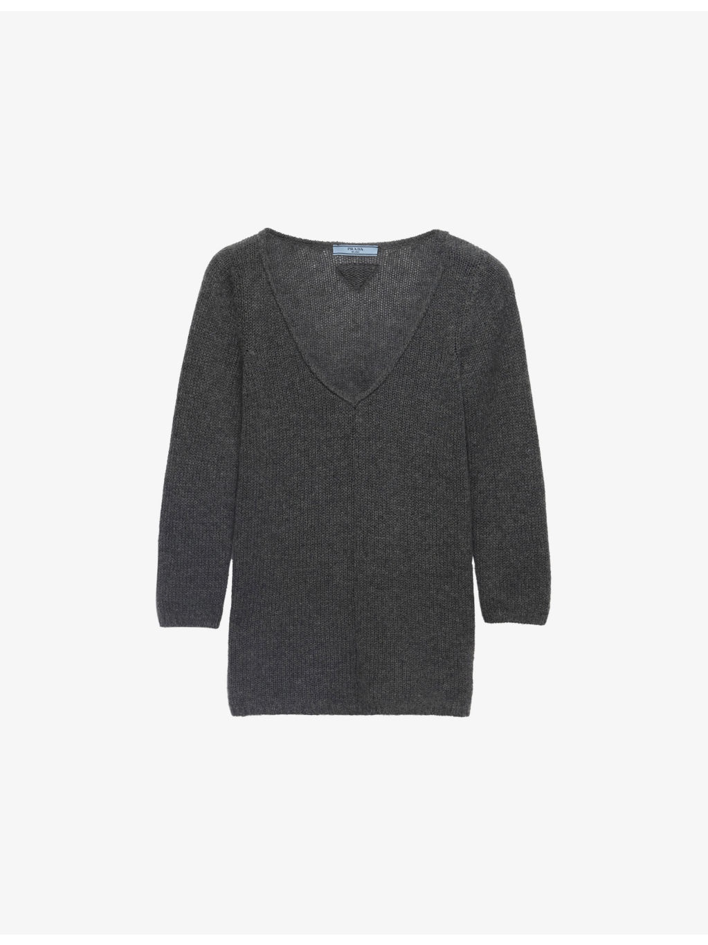 V-Neck Cashmere Knitted Jumper - 1