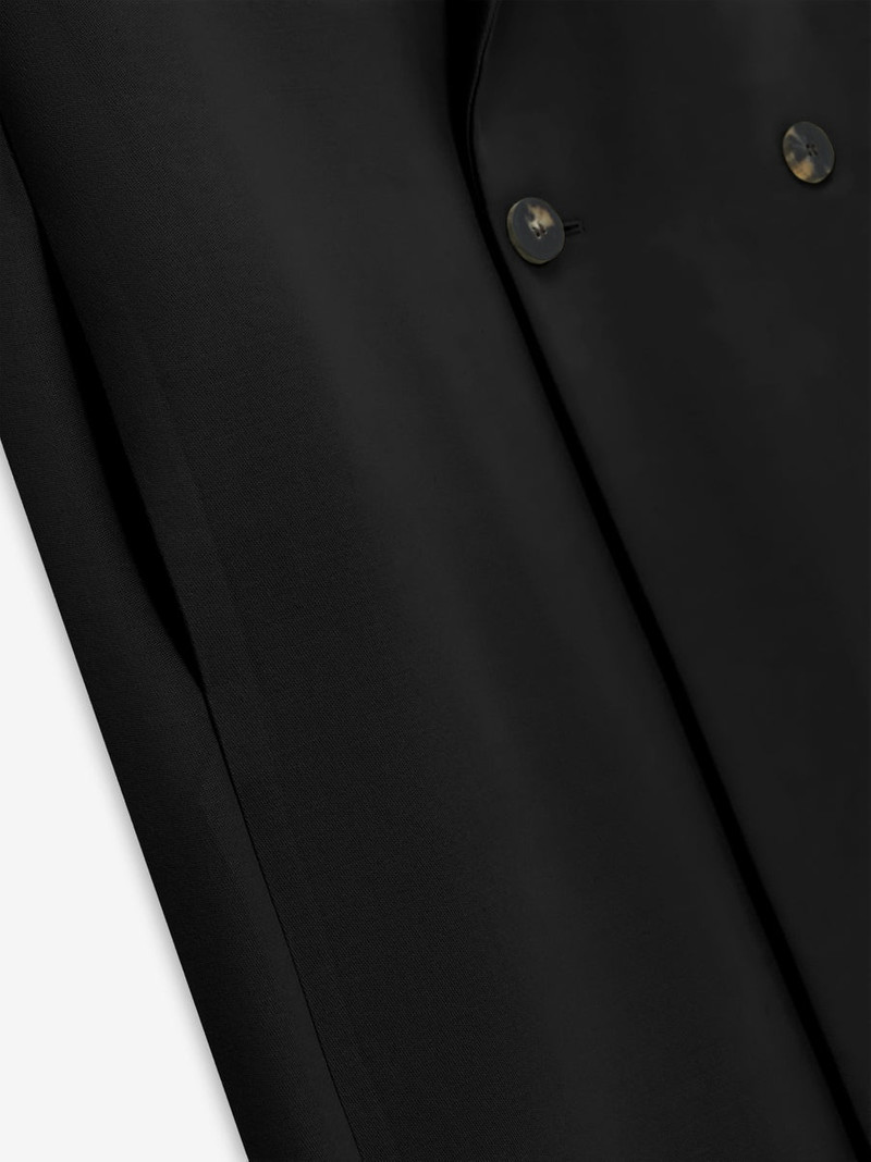 Wool Gabardine Double Breasted Overcoat 3