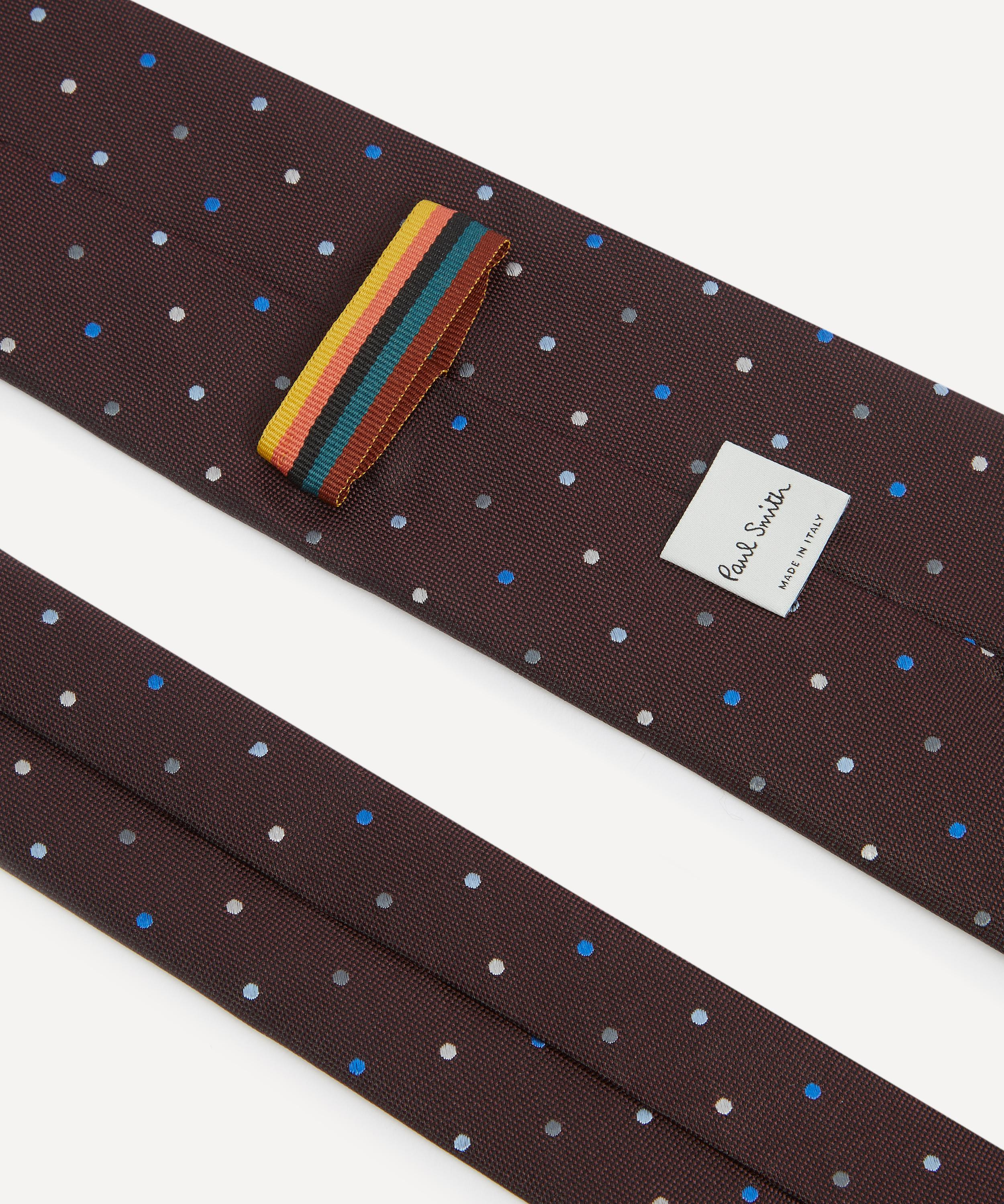 Polka Dot Silk Tie - 3