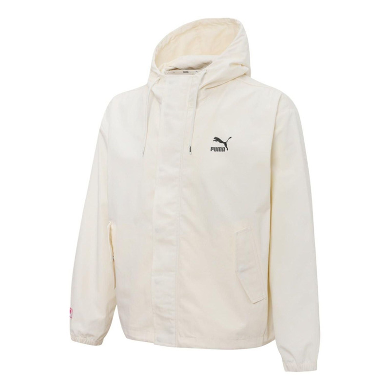 PUMA Windbreaker 까마귀 재킷 '흰색' 537523-65 - 1
