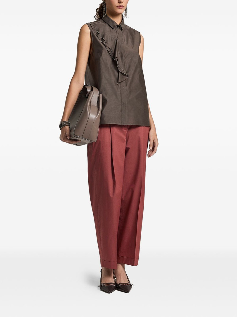 PESERICO pleated trousers outlook