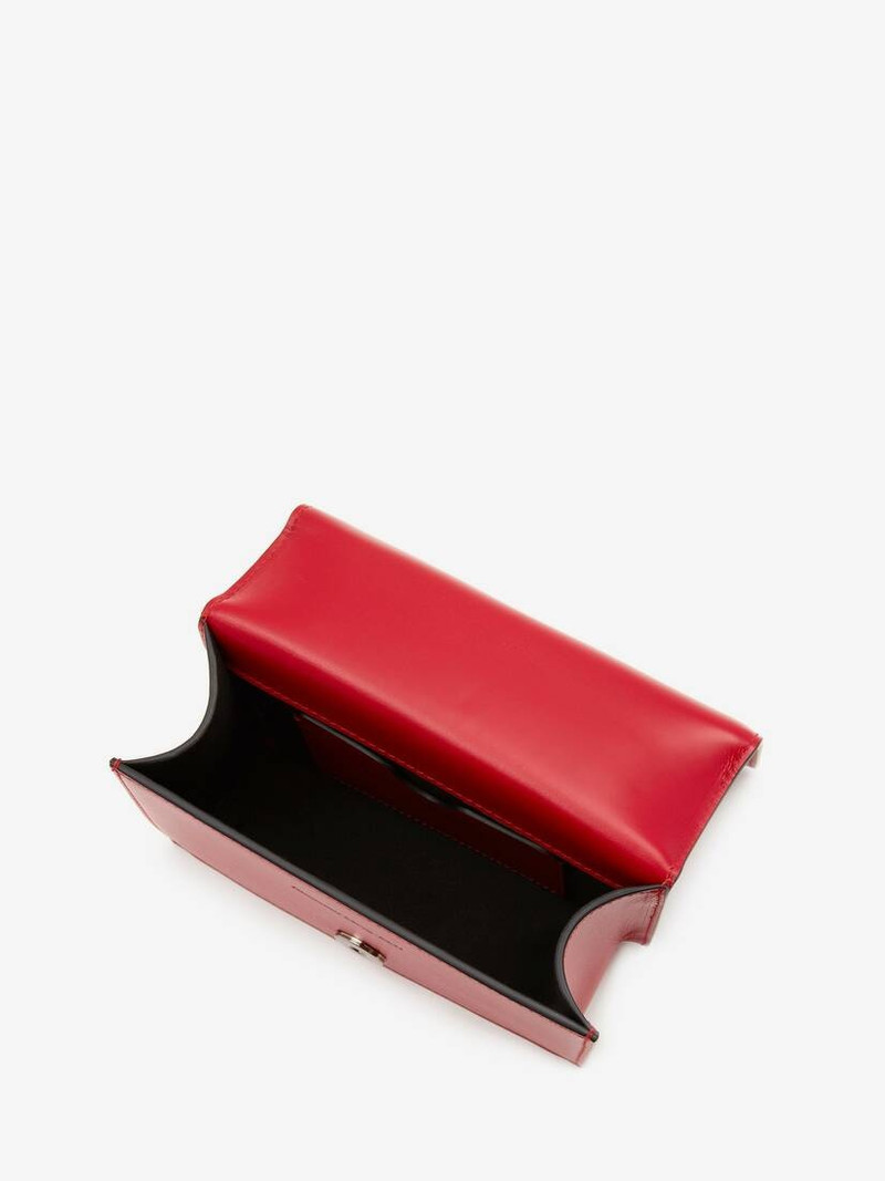 Women's Mini Jewelled Satchel in Welsh Red 4