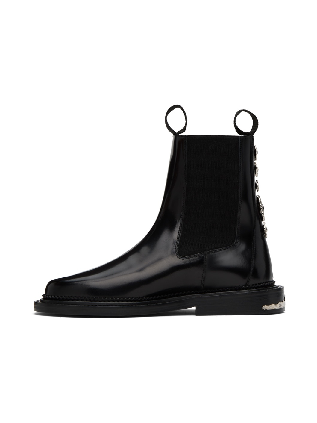Black Hardware Chelsea Boots - 3