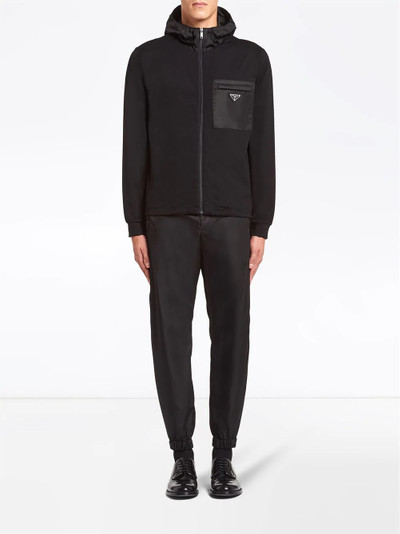 Prada zip-up hoodie outlook