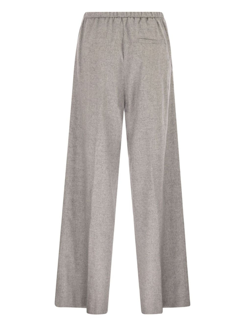 Herno drawstring straight trousers outlook