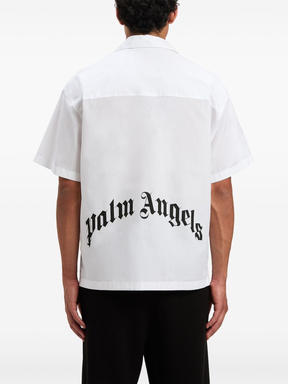 curved-logo classic shirt - 5