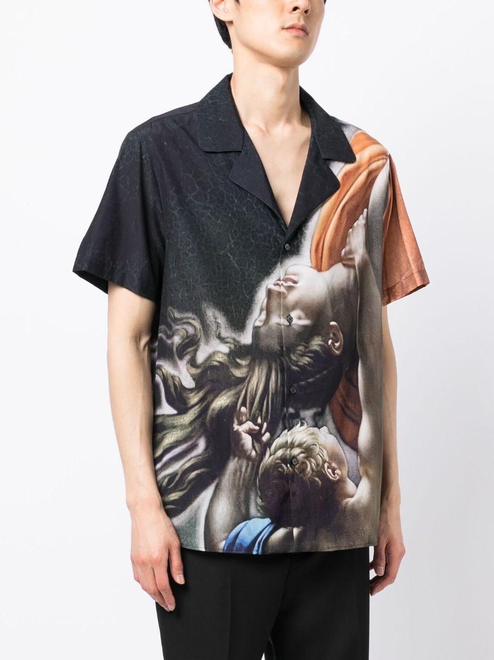 graphic-print short-sleeve shirt - 3