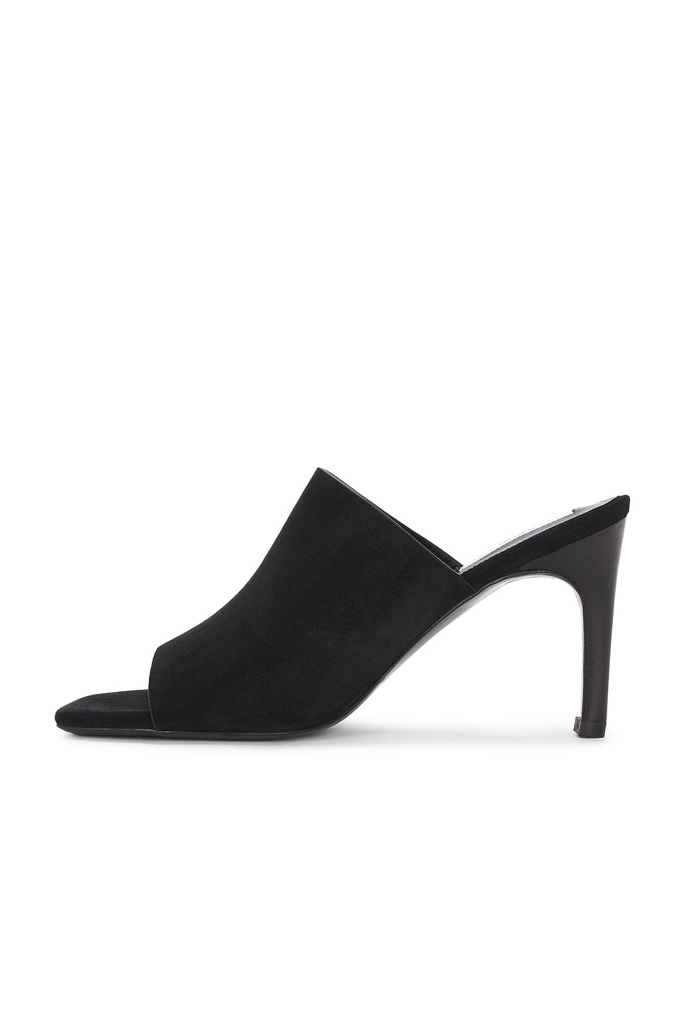 Velour Leather Bandeau Mule - 5