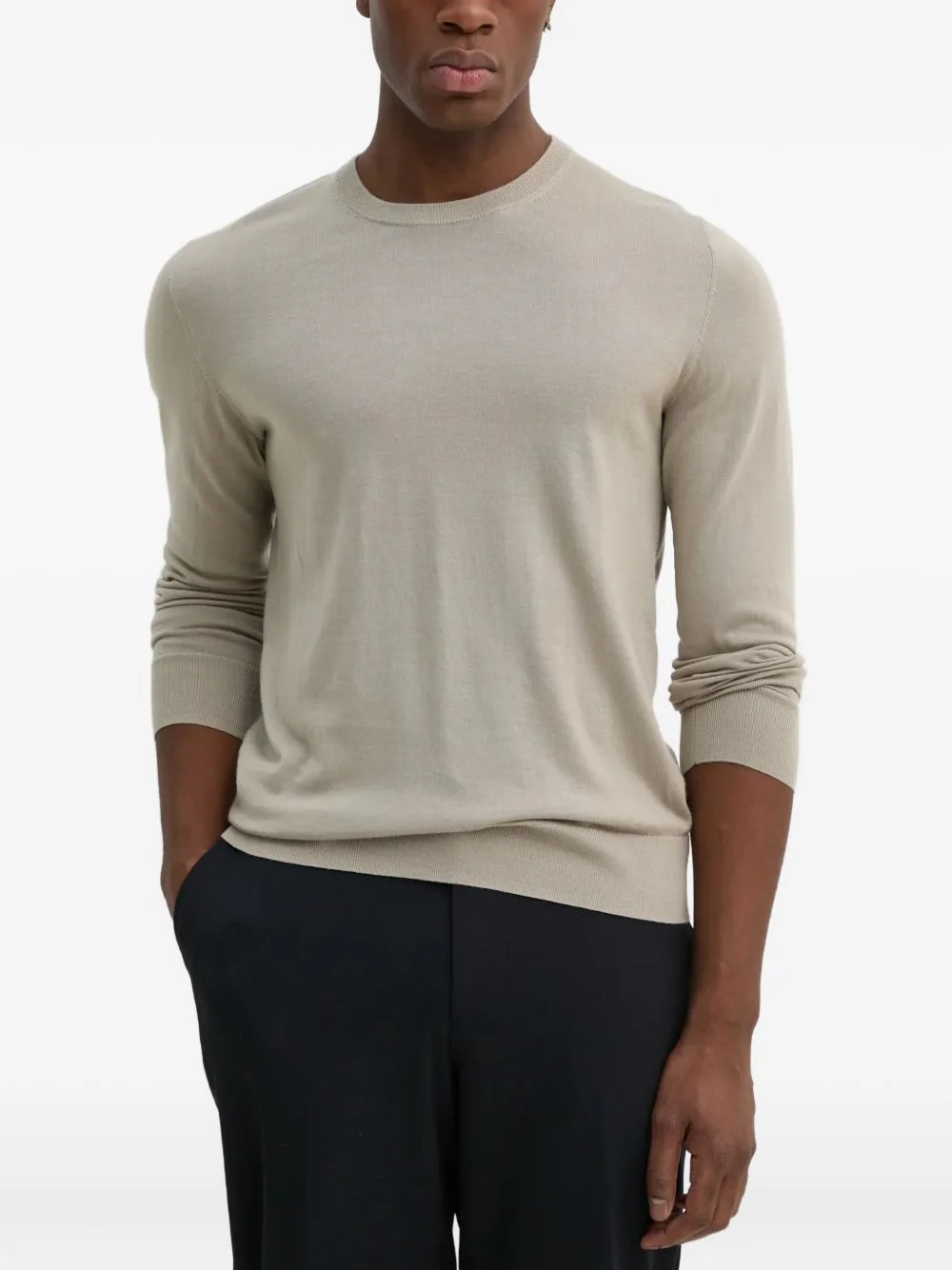 crew neck sweater - 1