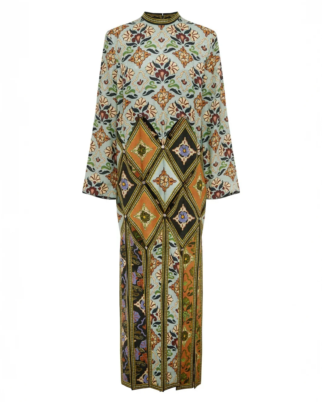 CECE SPLICED MIDI DRESS - 1