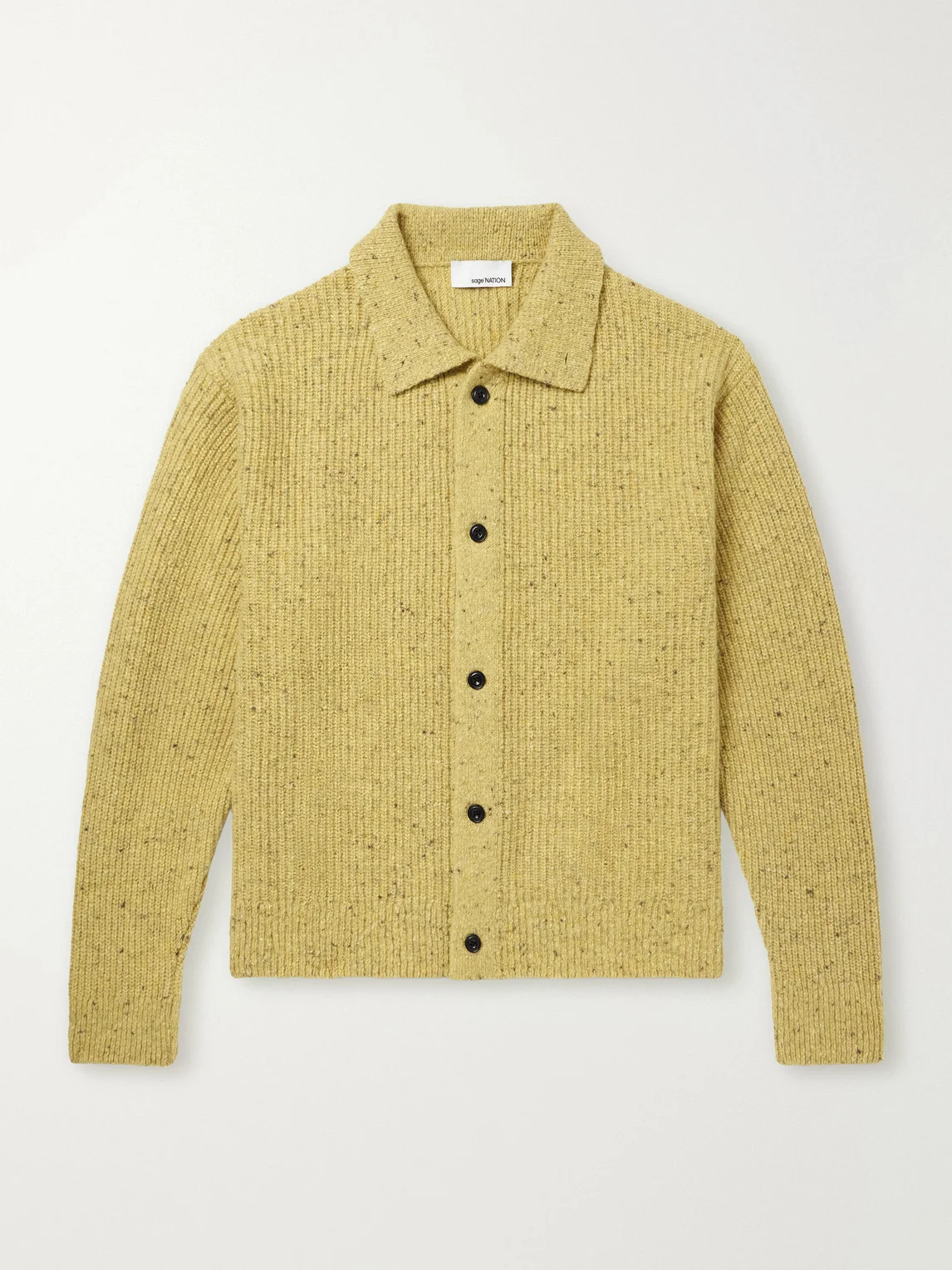 Wiral Ribbed-Knit Wool Cardigan - 1