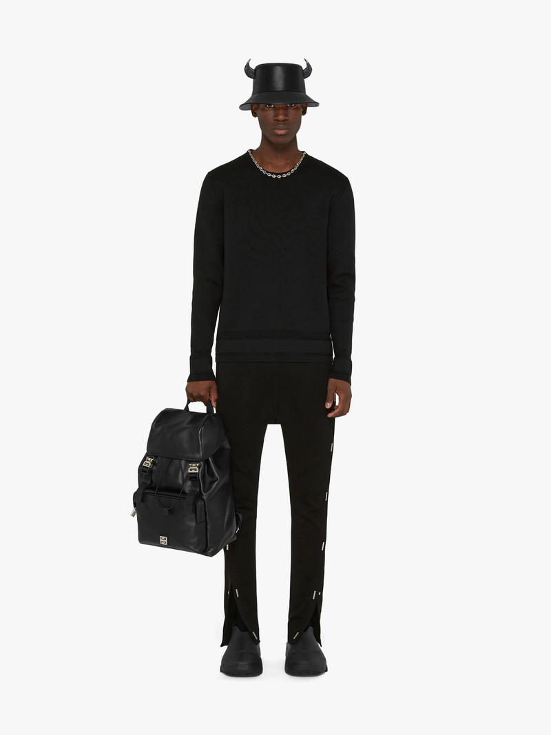 Givenchy SWEATER IN WOOL AND SILK WITH CHAIN COLLAR outlook