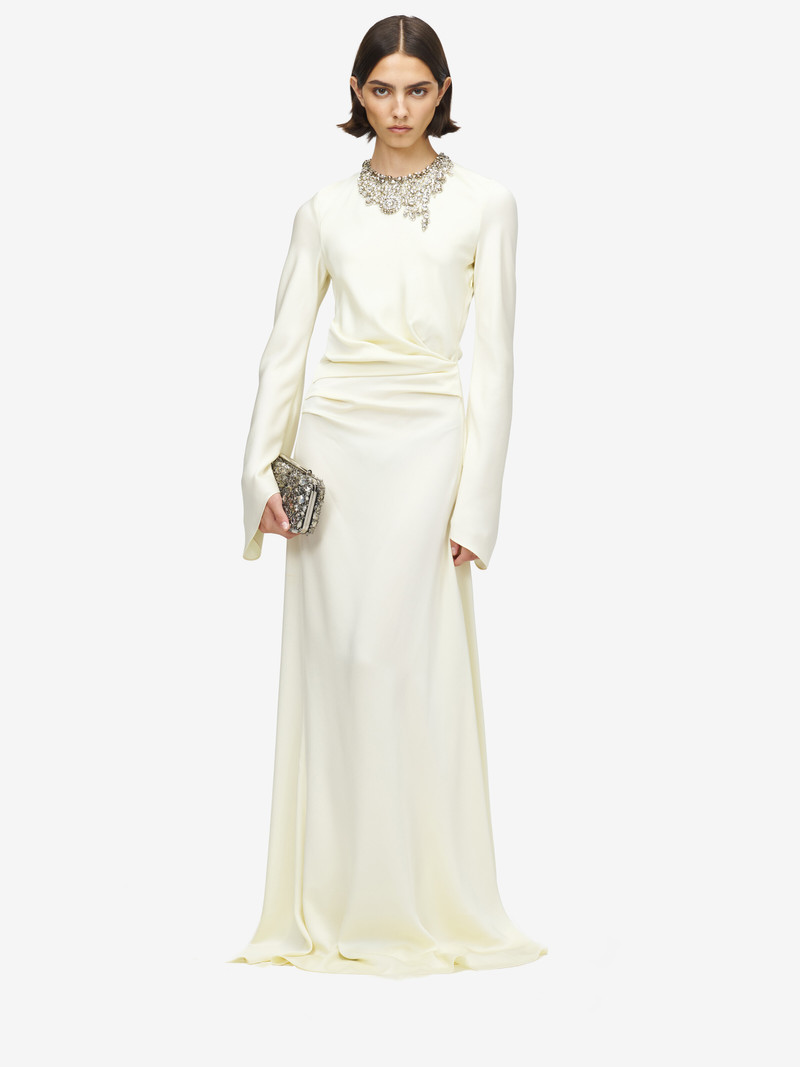 Alexander McQueen Jewelled Embroidery Evening Dress outlook