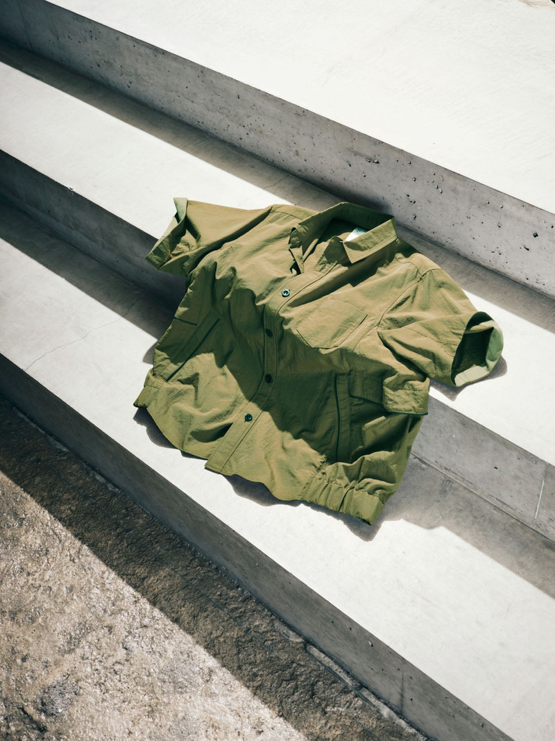 sacai Taslan nylon shirt outlook