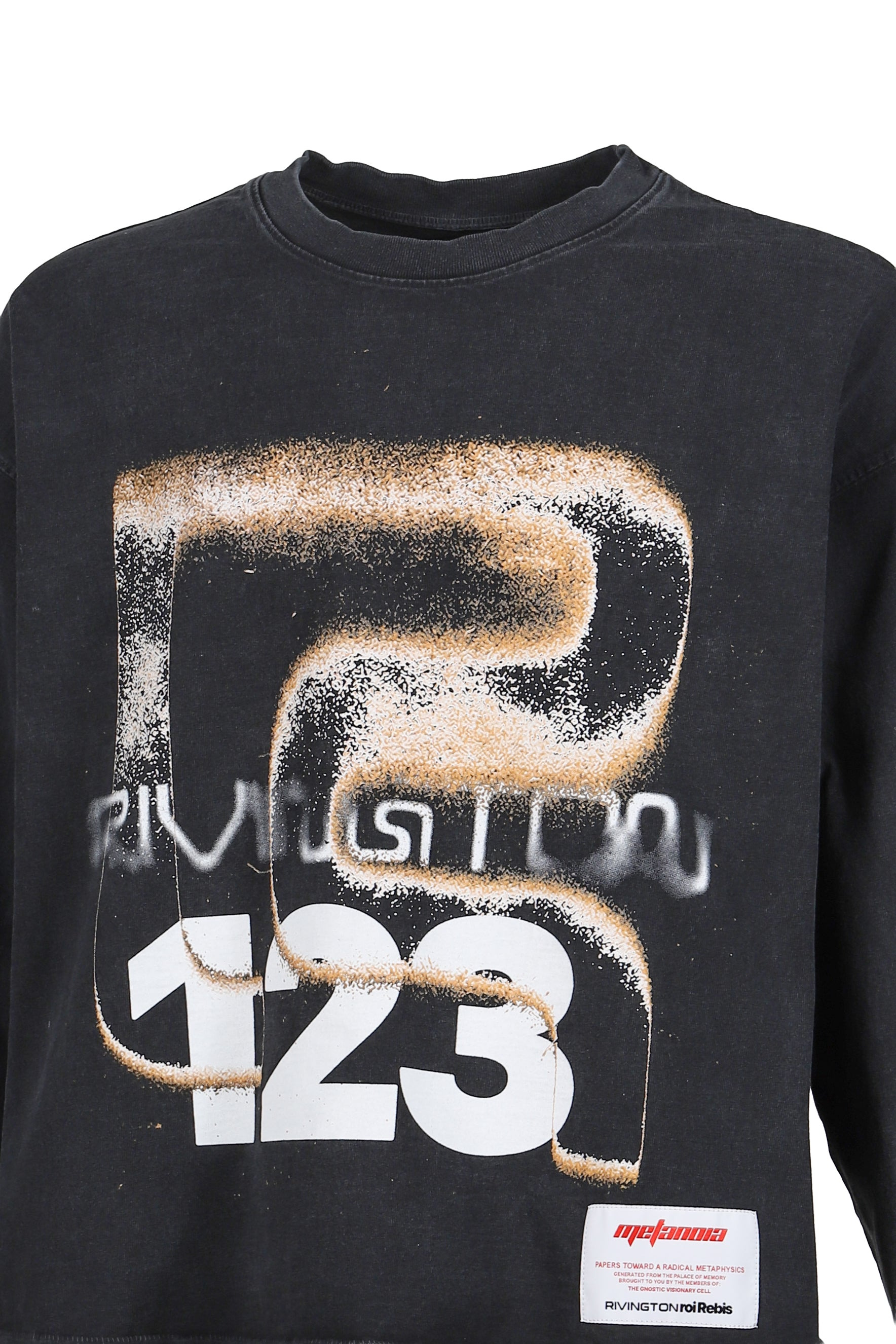 META ALMA CVA LS TEE / VTG BLK / RUST - 4