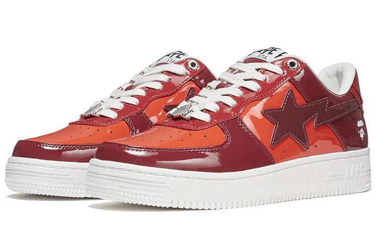 A Bathing Ape Bape Sta 'Burgundy Red Orange' 1H20-191-046-RED - 2
