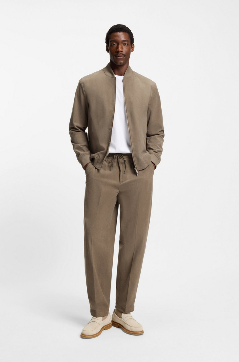 BOSS SUEDE MOCCASINS WITH CREPE OUTSOLE outlook