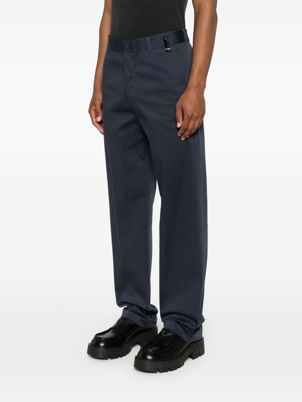 gabardine trousers - 3