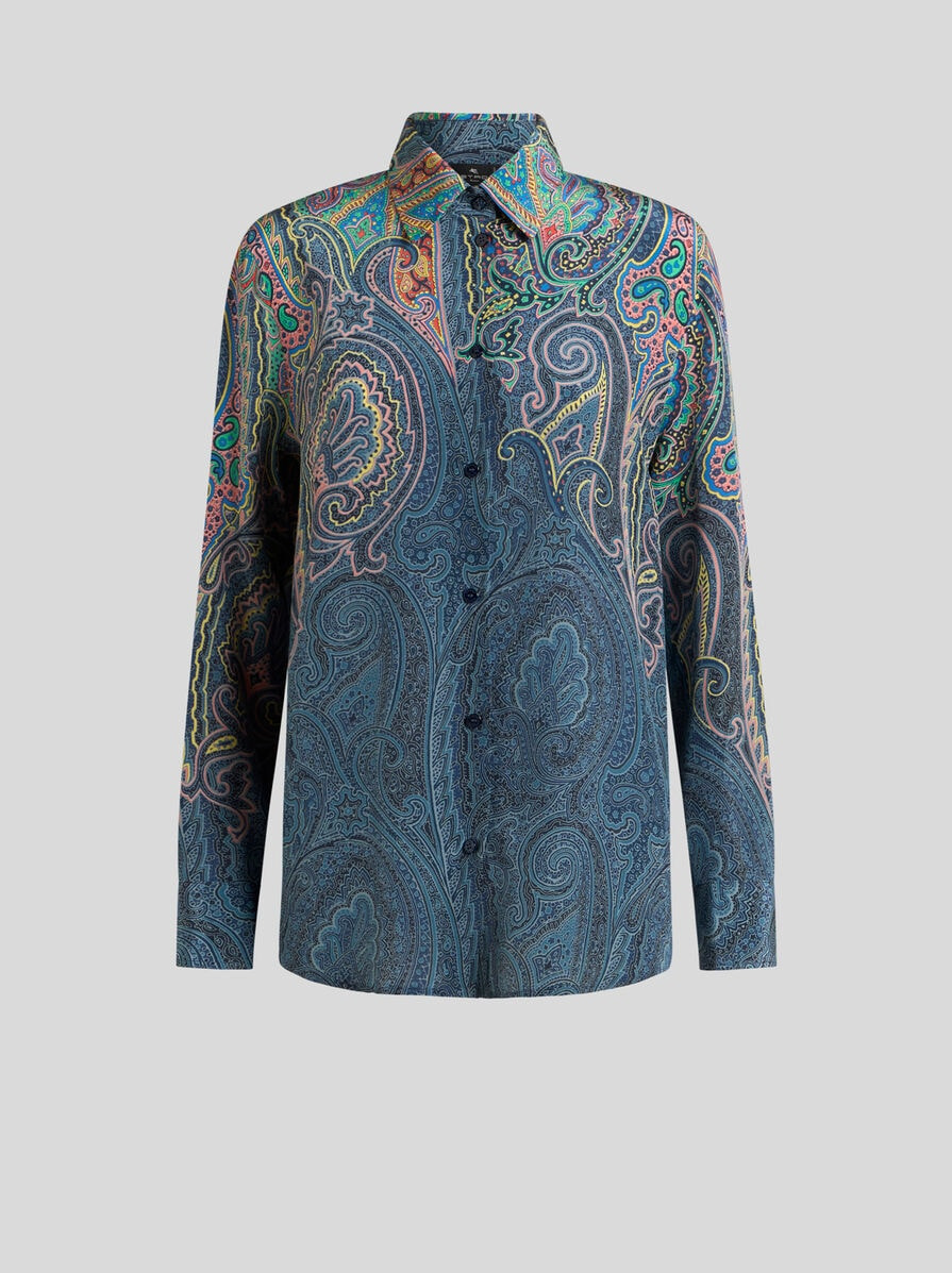 PAISLEY SILK SHIRT - 1